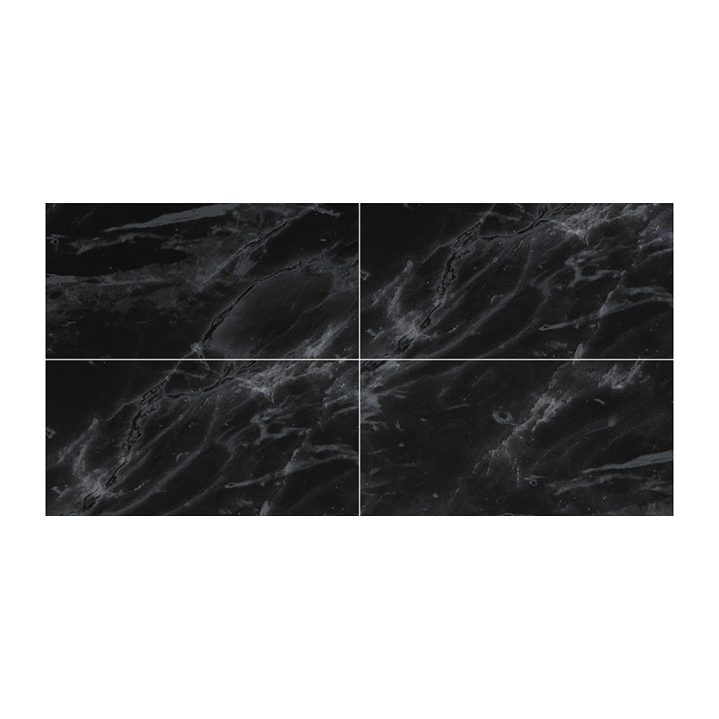 BowLift | Peel and Stick Vinyl Floor Dark Gloss Vinyl Floor with Square Edge