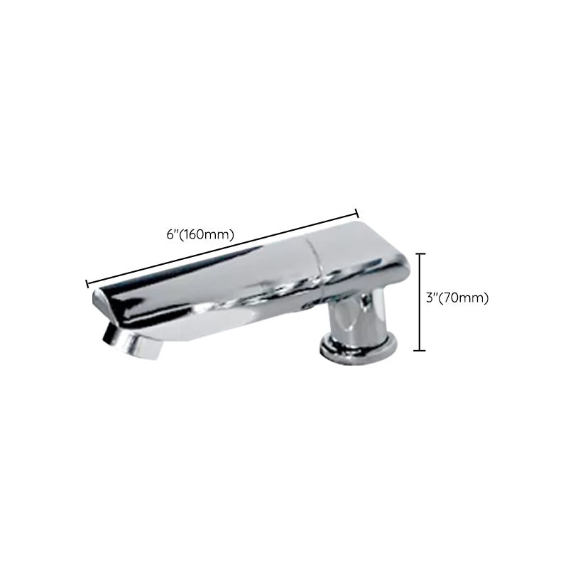 BowLift | Wall-mounted Copper Roman Bathtub Faucet Low Arc Roman Bathtub Filler Trim
