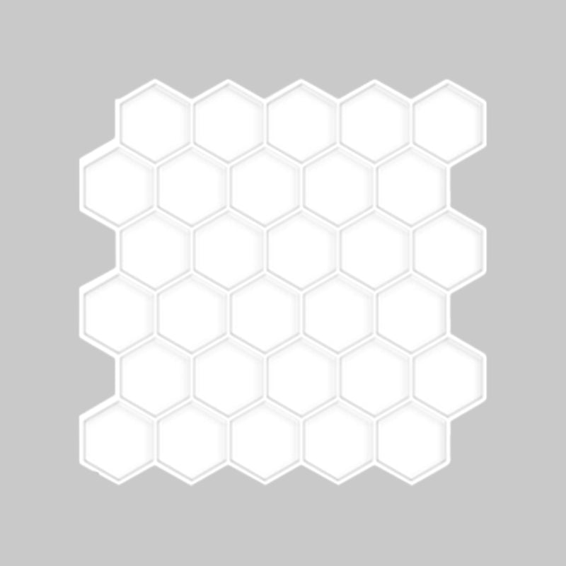 BowLift | Peel-and-Stick Tiles Hexagonal Waterproof PVC Peel & Stick Mosaic Tile for Shower