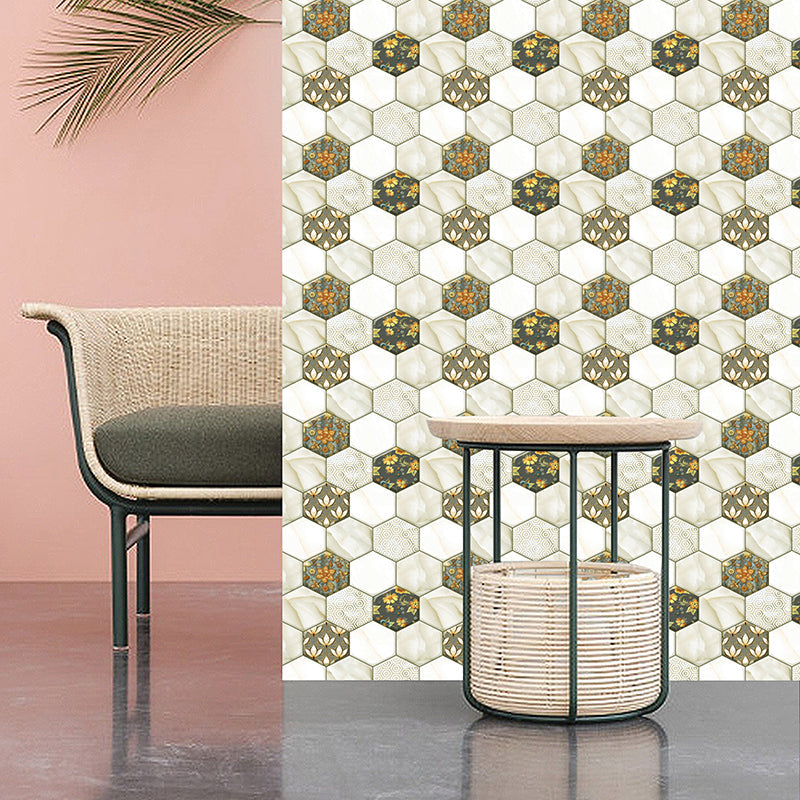 BowLift | Peel and Stick Hexagonal Tiles Waterproof Peel & Stick Tile for Shower 2-Pack