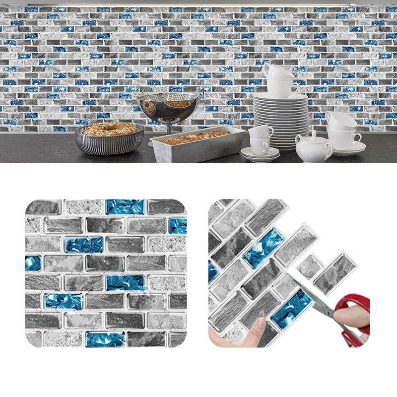 BowLift | Peel and Stick Wall Tile Water Repellent Rectangle PVC Peel & Stick Subway Tile