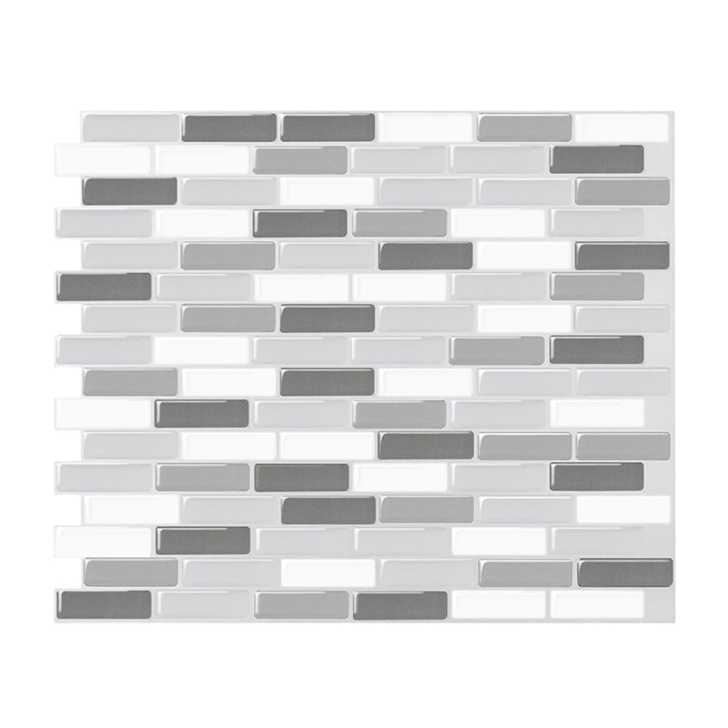 BowLift | Peel and Stick Wall Tile PVC Rectangle Peel and Stick Subway Wall Tile for the Kitchen