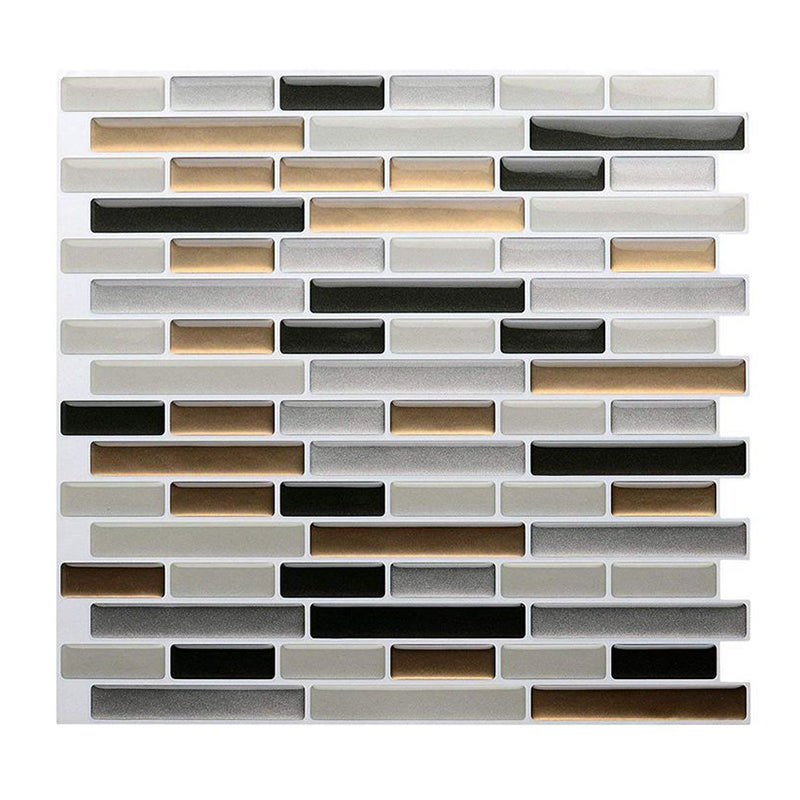 BowLift | Peel and Stick Wall Tile PVC Rectangle Peel and Stick Subway Wall Tile for the Kitchen