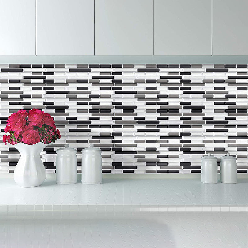 BowLift | Peel and Stick Wall Tile PVC Rectangle Peel and Stick Subway Wall Tile for the Kitchen