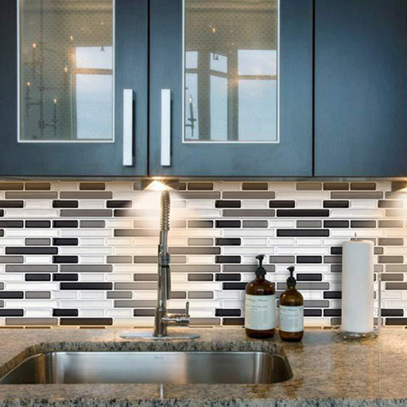 BowLift | Peel and Stick Wall Tile PVC Rectangle Peel and Stick Subway Wall Tile for the Kitchen