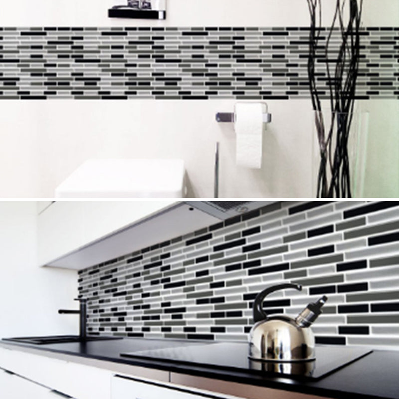 BowLift | Peel and Stick Wall Tile PVC Rectangle Peel and Stick Subway Wall Tile for the Kitchen