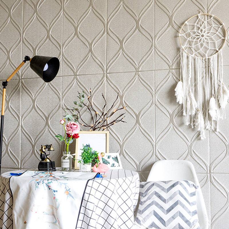 BowLift | Contemporary waterproof wall planks striped brick bedroom wall panels