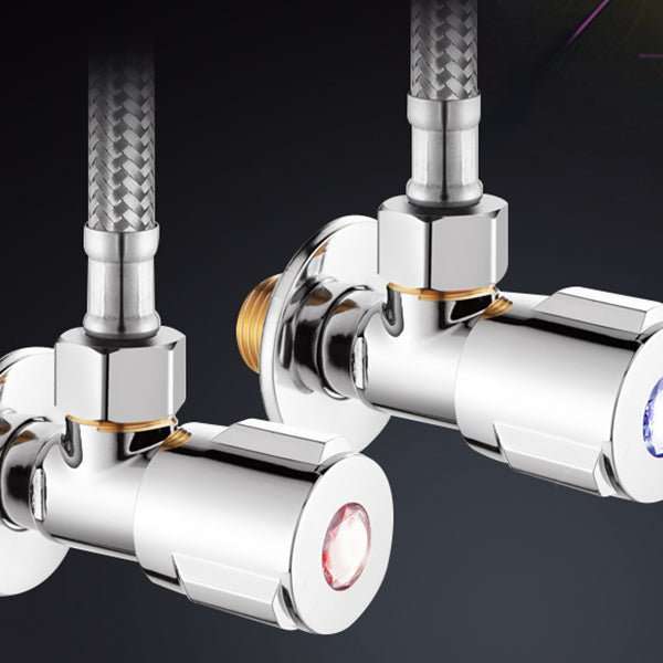 BowLift | Circular 2-Handle Bathroom Faucet Contemporary Brass Sink Faucet