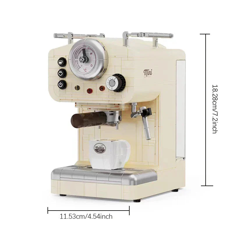 BowLift | 678PCS Creative Series Classic Coffee Machine Building Blocks Automatic Beverage Machine Model Building Toys Gift for Kids
