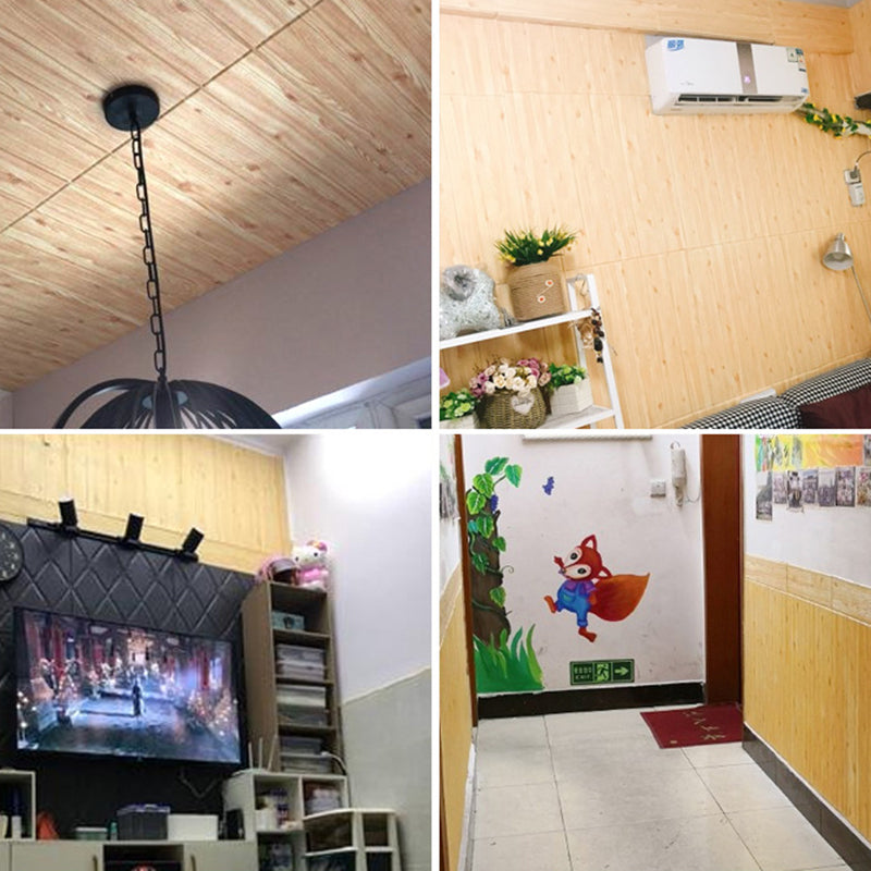 BowLift | 3D Embossed Interior Wall Covering Self-Adhesive Wood Look Wall Paneling