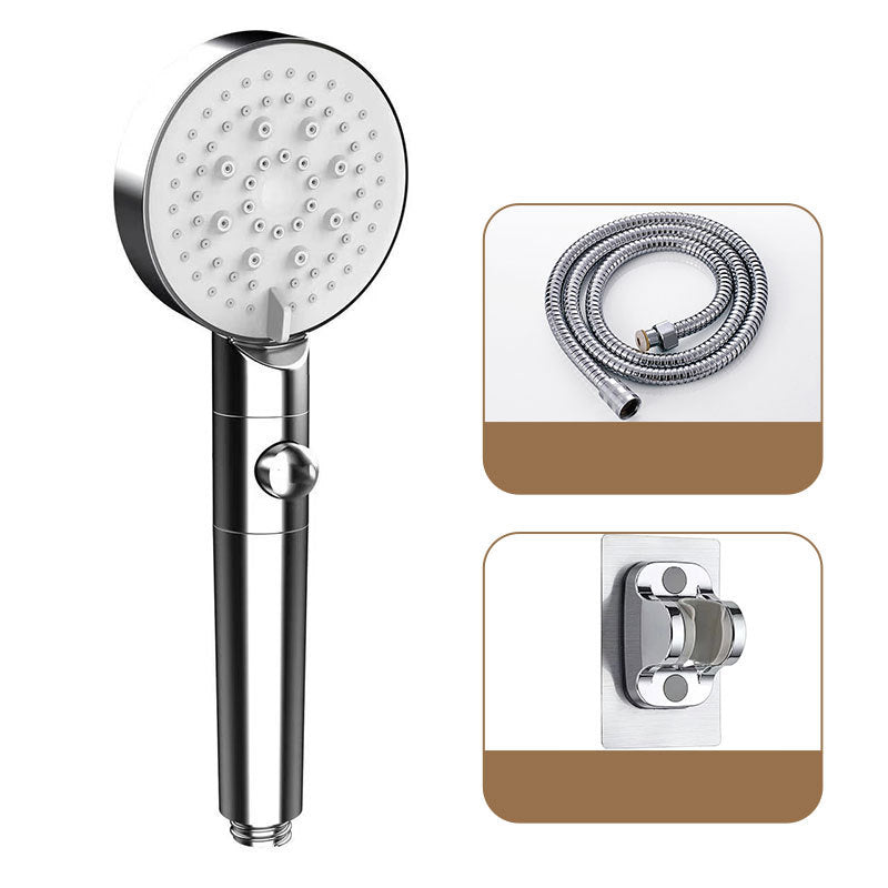 BowLift | Round Spray Shower Head 6 Settings Adjustable Water Flow Handheld Shower Head
