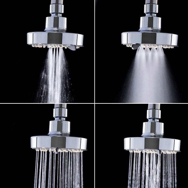 BowLift | Round Small Upper Shower Head Wall Mount Adjustable Shower Head