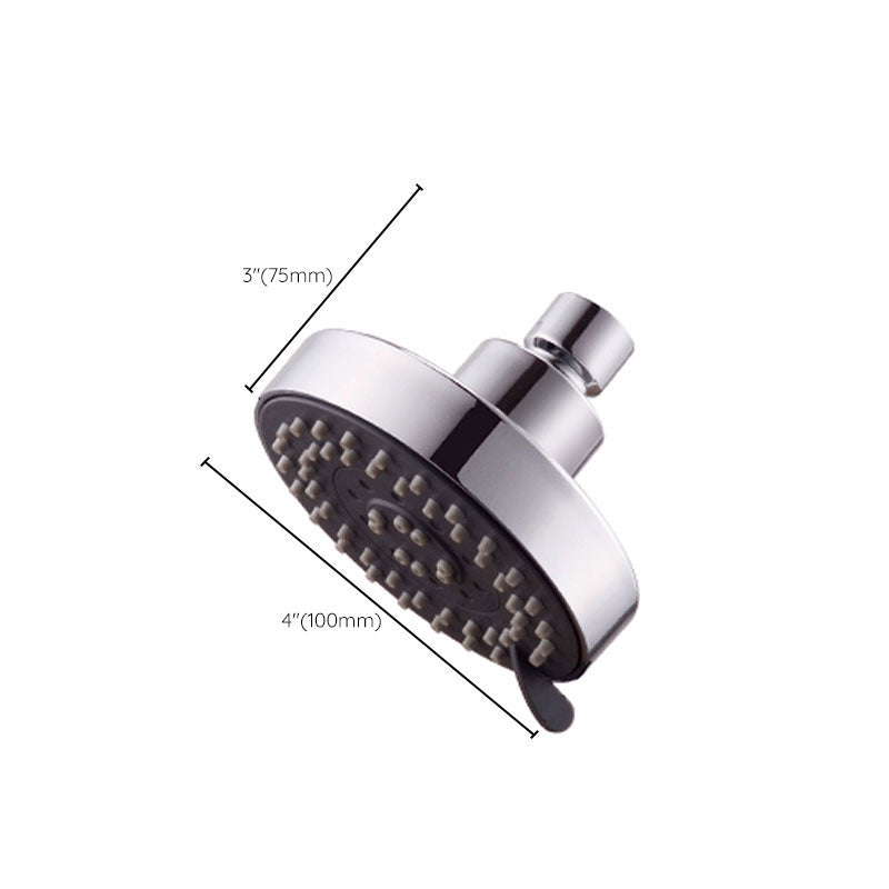 BowLift | Round Small Upper Shower Head Wall Mount Adjustable Shower Head