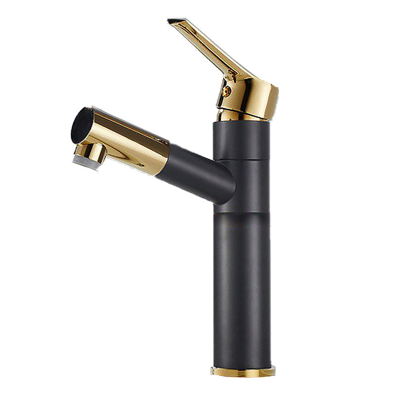 BowLift | Swivel Spout Sink Faucet Retractable Luxurious Basin Faucet Round Brass Faucet