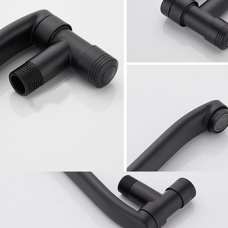 BowLift | Shower Bath Filler Wall Mount Copper Low Arc Knob Handle Bathtub Faucet Trim