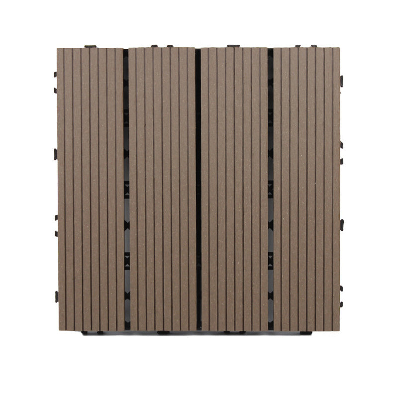BowLift | Wooden Floor Tile Solid Color Click Lock Non-Slip Outdoor Terrace