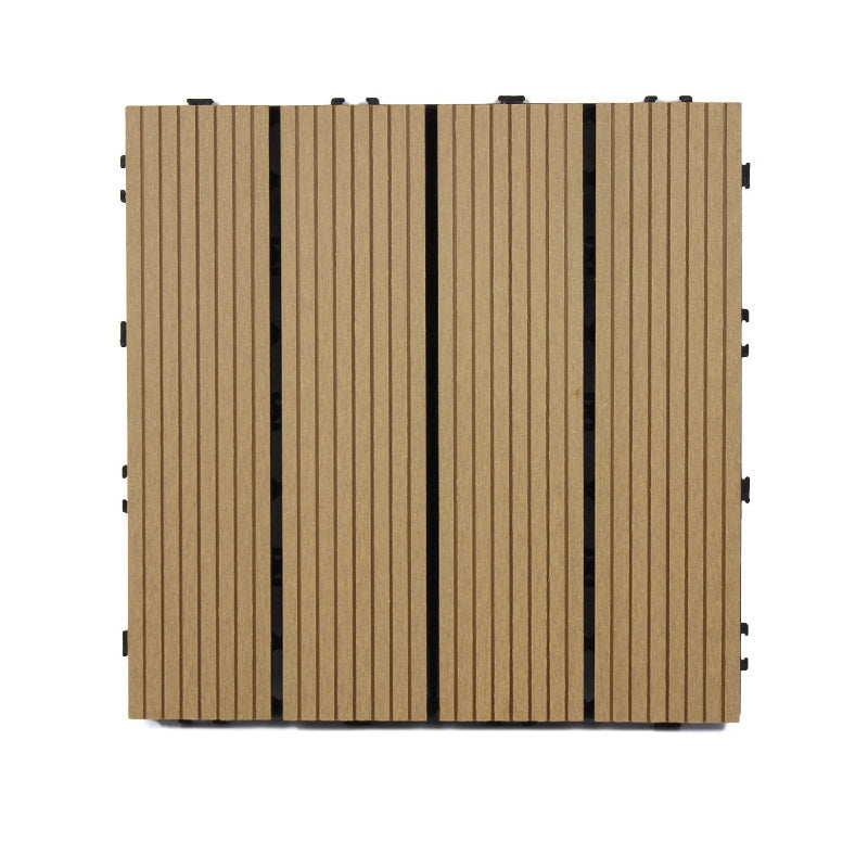 BowLift | Wooden Floor Tile Solid Color Click Lock Non-Slip Outdoor Terrace