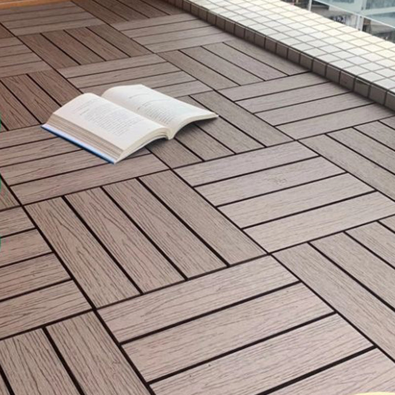 BowLift | Wooden Floor Tile Solid Color Click Lock Non-Slip Outdoor Terrace