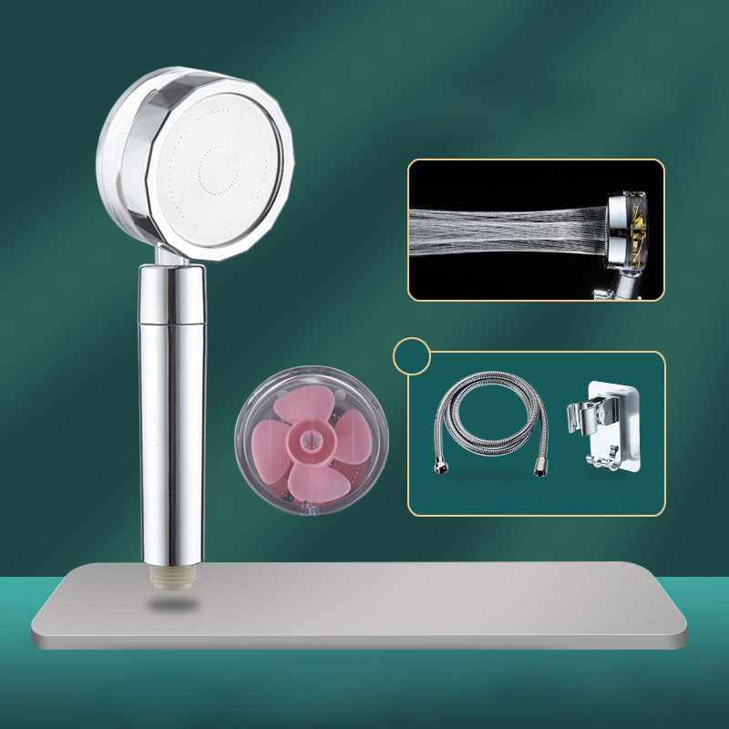 BowLift | Contemporary Shower Head Combination Hand Shower Plastic Wall Mount Silver Shower Head