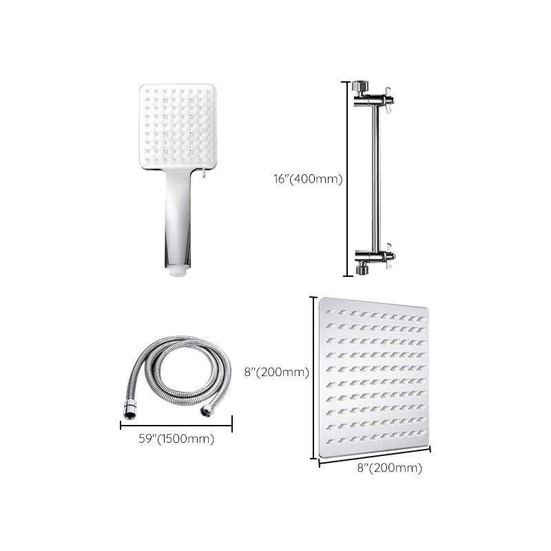 BowLift | Contemporary Shower Head Combination Polished Stainless Steel Wall-Mounted Shower Head