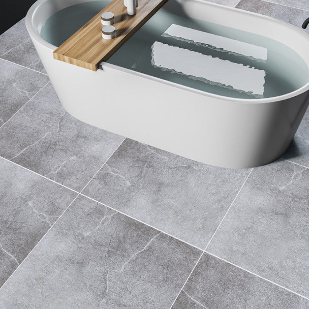 BowLift | Peel and Stick Vinyl Floor Low Gloss PVC Flooring with Marble Look
