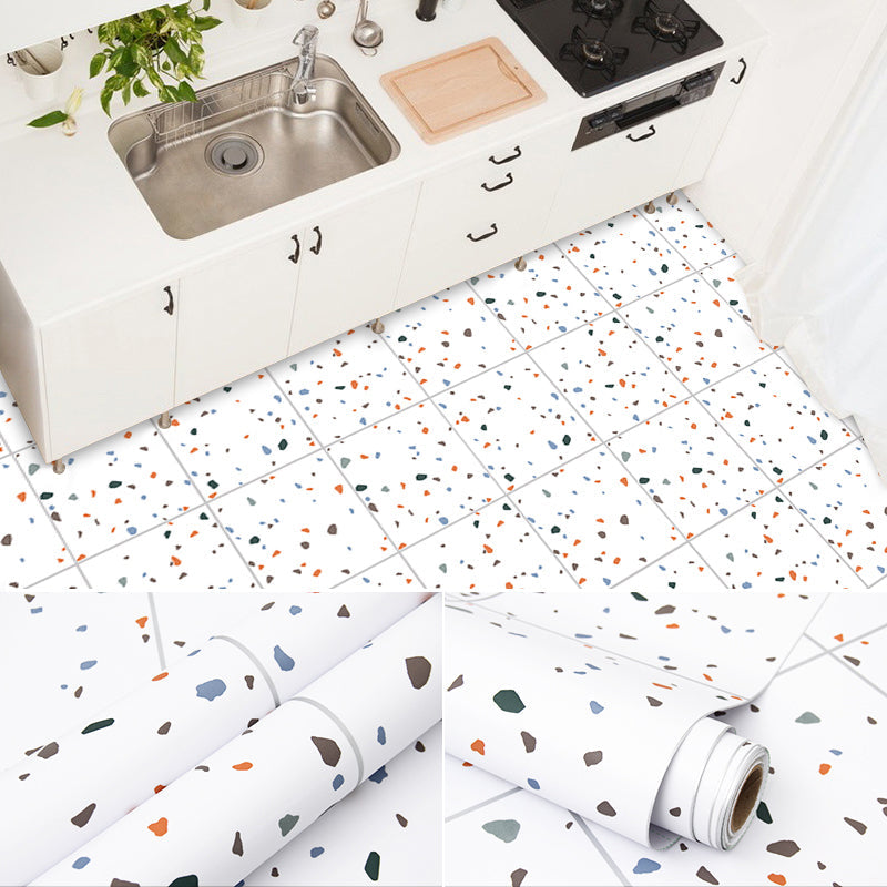 BowLift | Modern PVC Floor Geometric Pattern Peel and Stick Vinyl Plank Floor