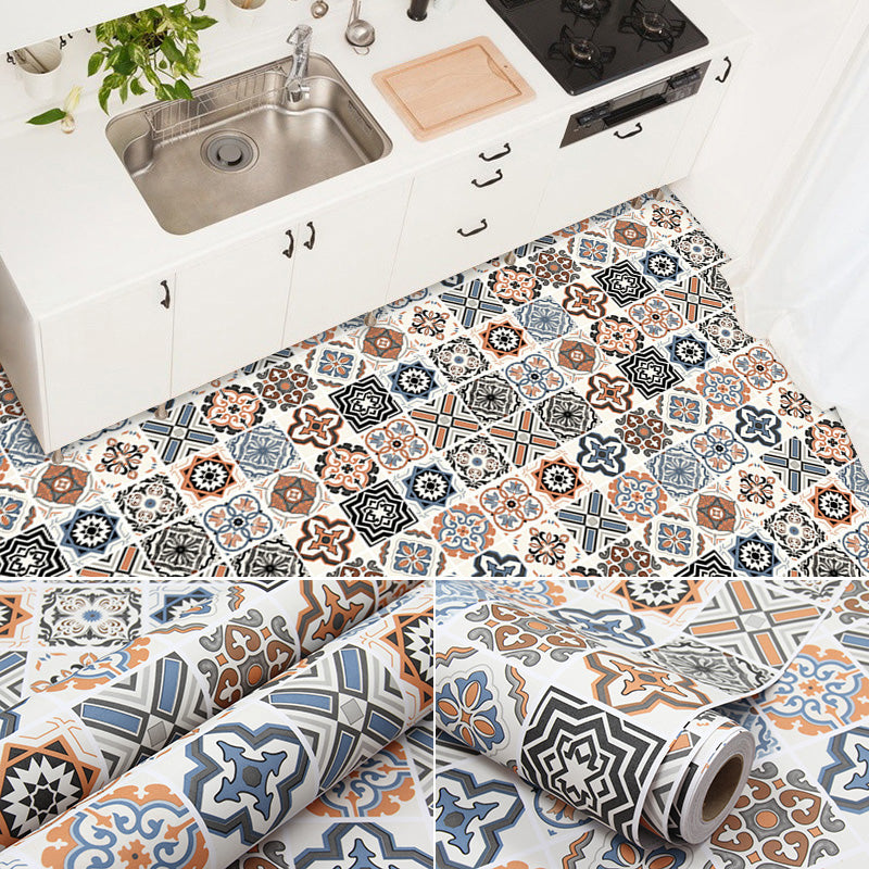 BowLift | Modern PVC Floor Geometric Pattern Peel and Stick Vinyl Plank Floor