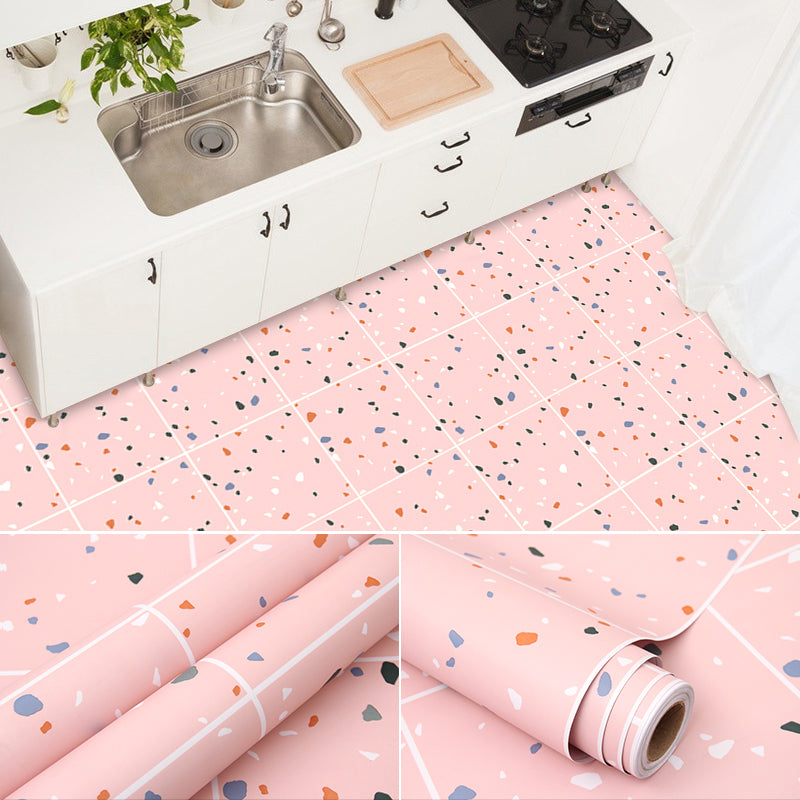 BowLift | Modern PVC Floor Geometric Pattern Peel and Stick Vinyl Plank Floor
