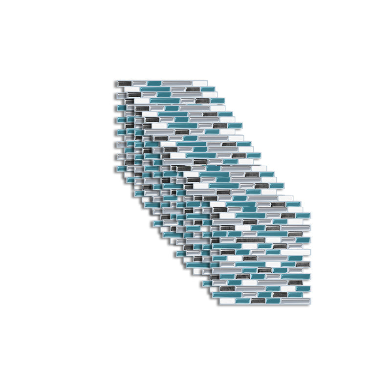 BowLift | Peel and Stick Wall Tile Rectangle PVC Subway Waterproof Peel & Stick Tile 10-Pack