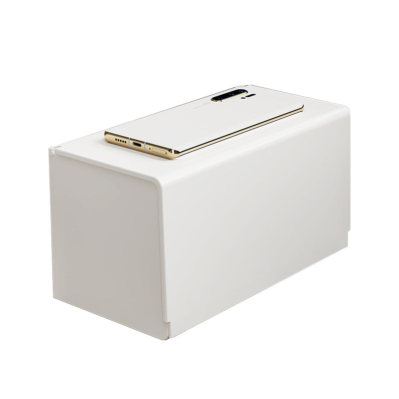 BowLift | White contemporary bathroom accessory set stainless steel aluminum bathroom set