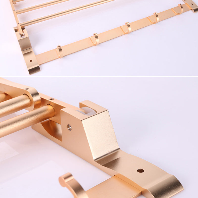 BowLift | 6-piece modern bathroom hardware set made of aluminum with towel holder/paper holder