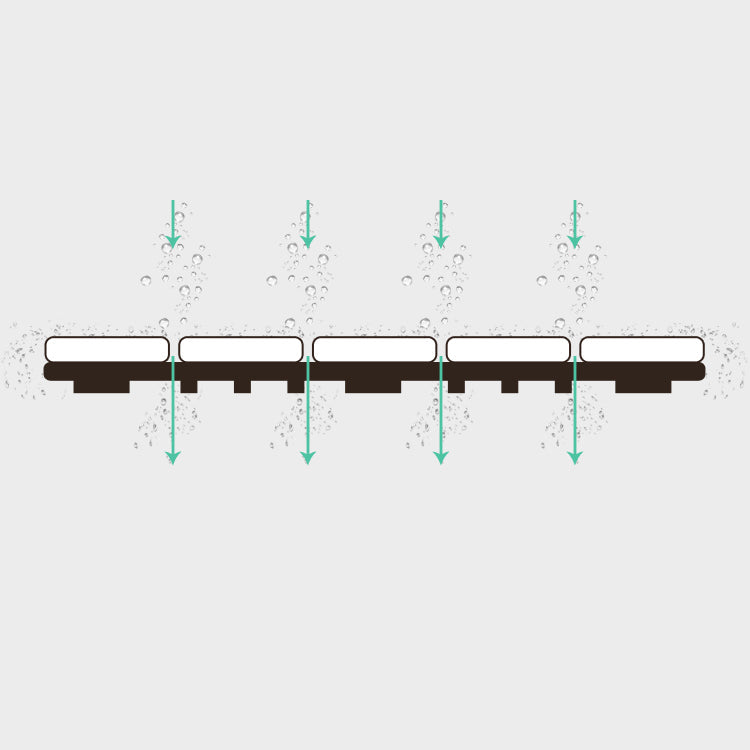 BowLift | Composite deck tile Solid Color Waterproof Patio Floor Tile