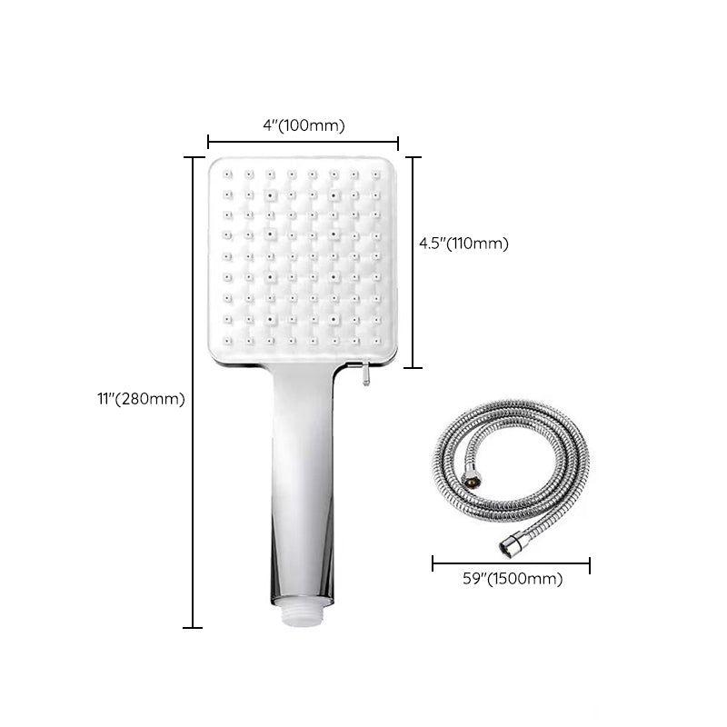 BowLift | Classic Handheld Showerhead Standard Round Showerheads in Silver
