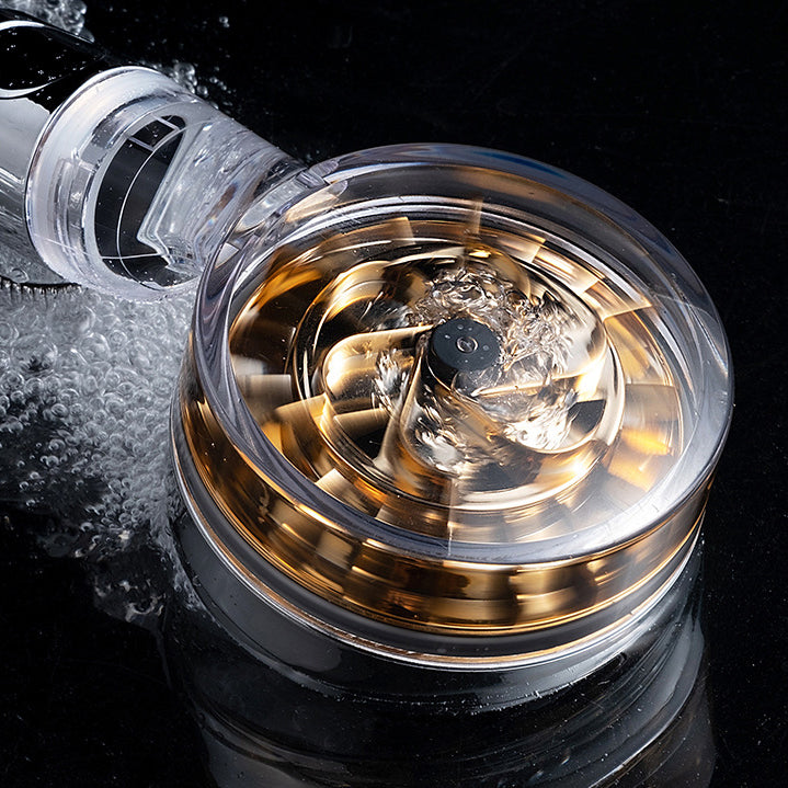 BowLift | Contemporary Handheld Supercharged Showerhead Round Turbo Spray Head
