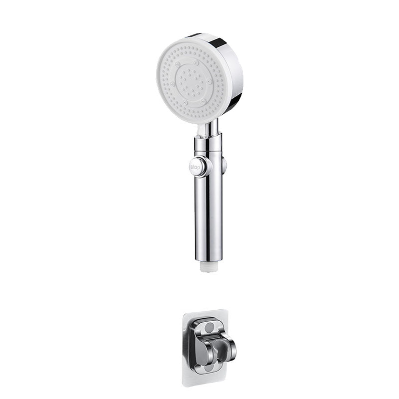 BowLift | Contemporary Handheld Shower Plastic Round Hand Shower with Self-Cleaning
