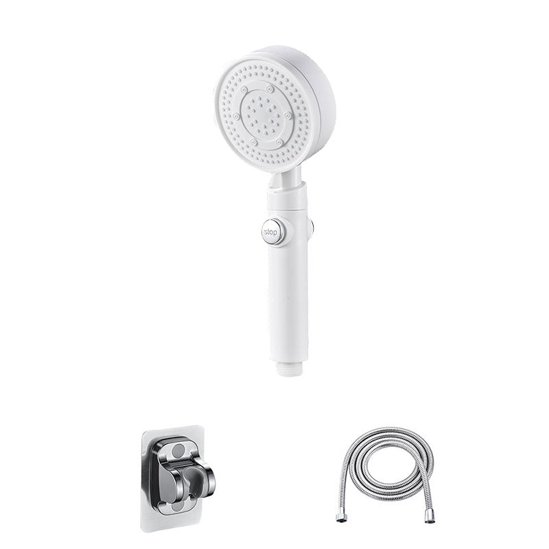 BowLift | Contemporary Handheld Shower Plastic Round Hand Shower with Self-Cleaning