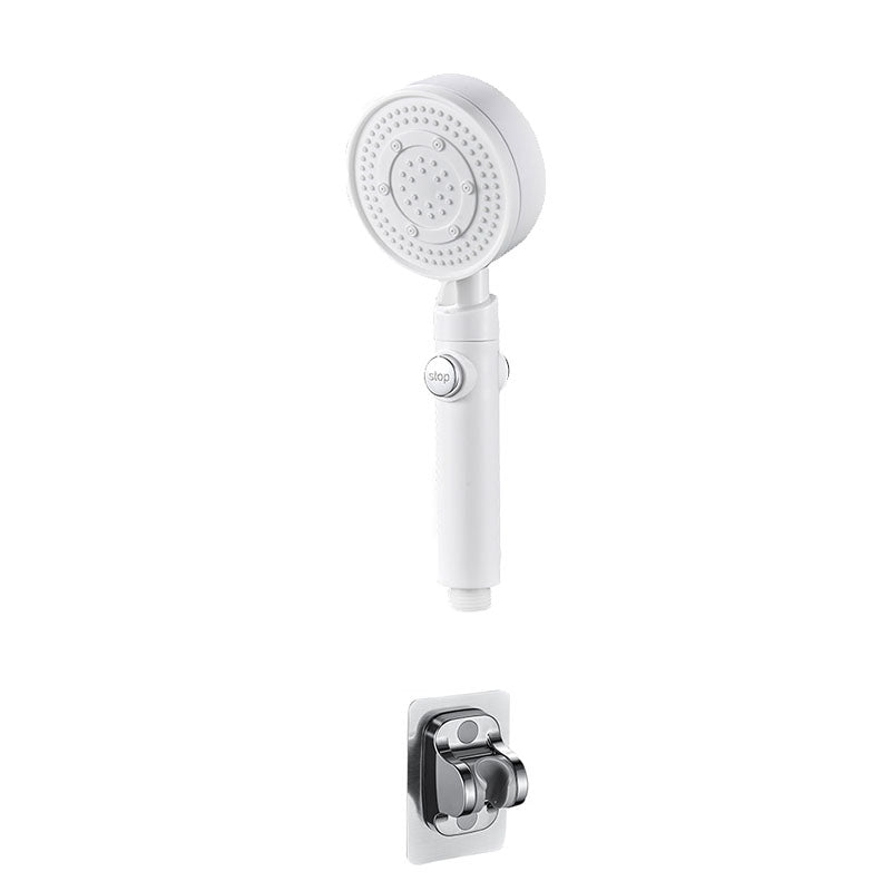 BowLift | Contemporary Handheld Shower Plastic Round Hand Shower with Self-Cleaning