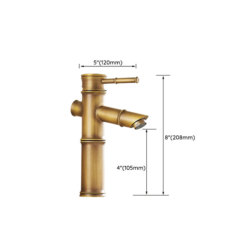BowLift | Lever Handle Vessel Faucet Single Hole Basin Faucet Farmhouse Style Sink Faucet