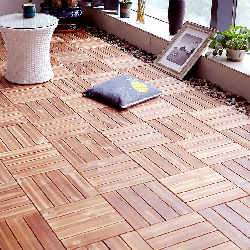 BowLift | Pine Floor Tile Water Resistant Click-Lock Traditional Wood Floor for Living Room