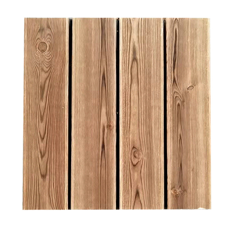 BowLift | Pine Floor Tile Water Repellent Click-Lock Traditional Wood Floor for Living Room