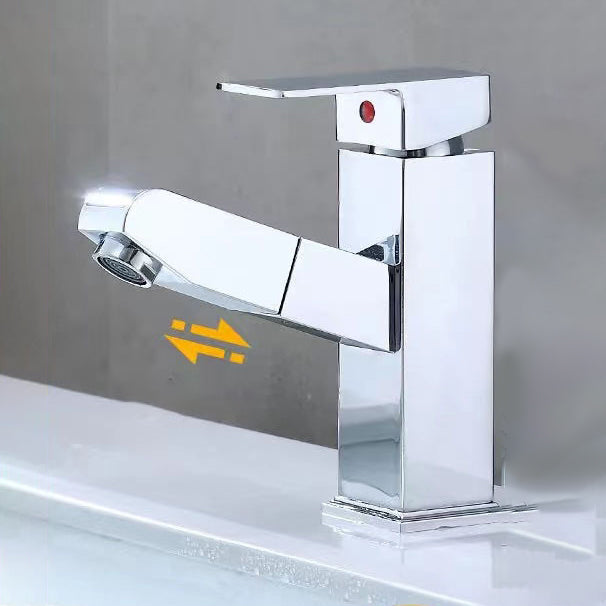 BowLift | Lever handle faucet Contemporary pull-out faucet for the bathroom