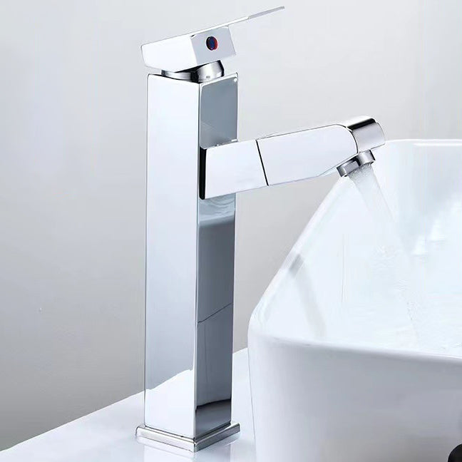 BowLift | Lever handle faucet Contemporary pull-out faucet for the bathroom