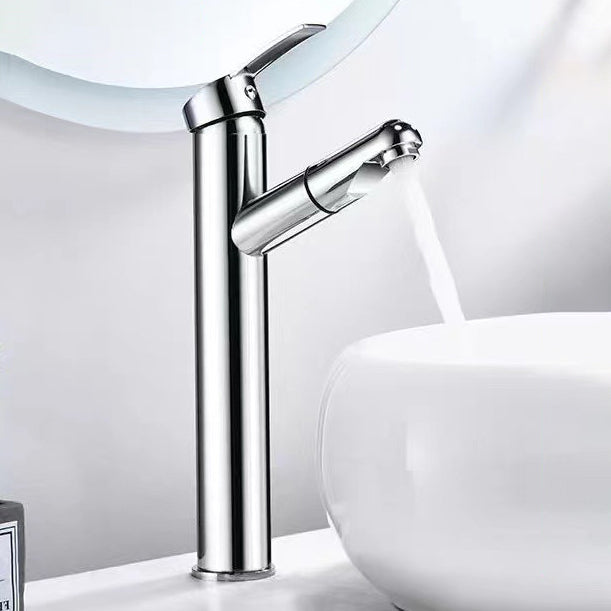 BowLift | Lever handle faucet Contemporary pull-out faucet for the bathroom