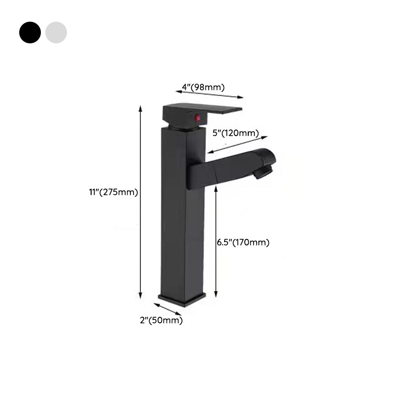 BowLift | Lever handle faucet Contemporary pull-out faucet for the bathroom