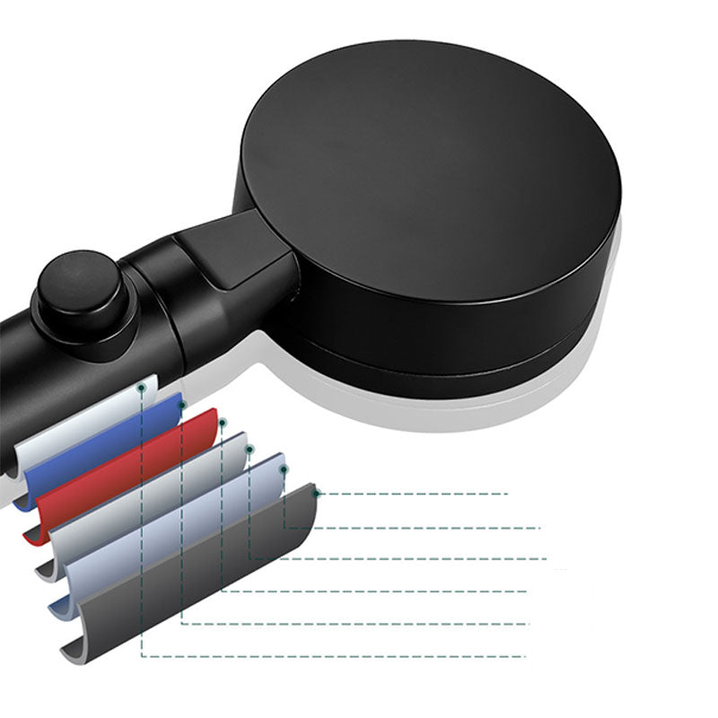 BowLift | 5 setting patterns shower head plastic round handheld shower head