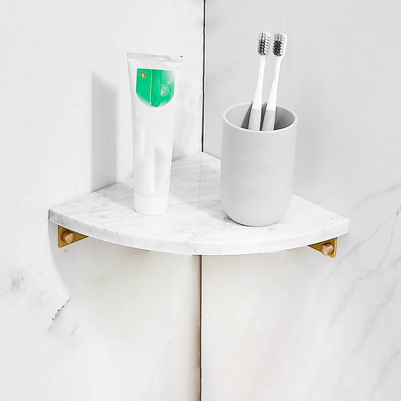 BowLift | 7-piece bathroom accessory set marble and metal bathroom hardware
