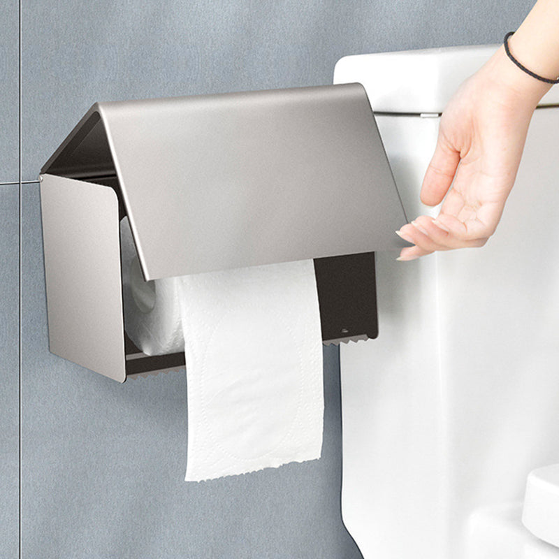 BowLift | Contemporary Metal 5-piece Bathroom Accessories Set with Bath Shelf