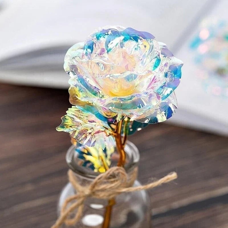 BowLift | For the Gift to Your Loved Ones - Colorful Glass Rose
