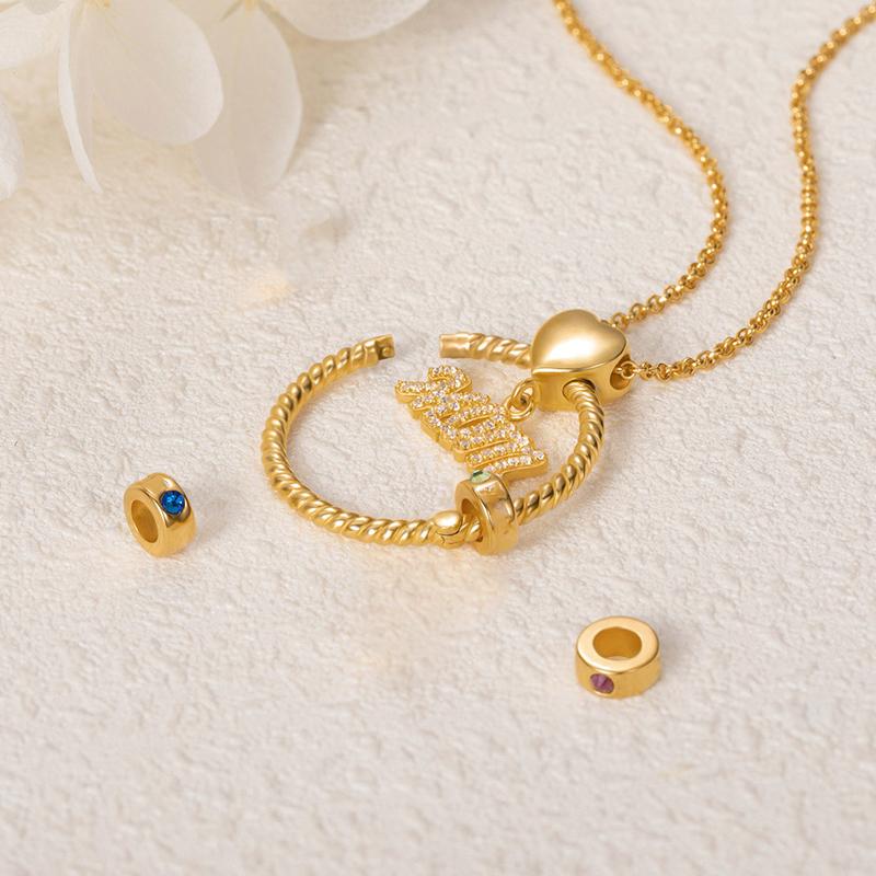 BowLift | Birthstone necklace for the mother