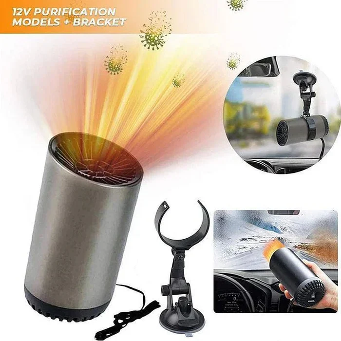 BowLift | Fast Heating Cup Shape Car Warm Air Blower - Fast Heating & Cooling Adjustable 360 Degree Rotatable Plug and Use for Car, SUV , RV and Truck